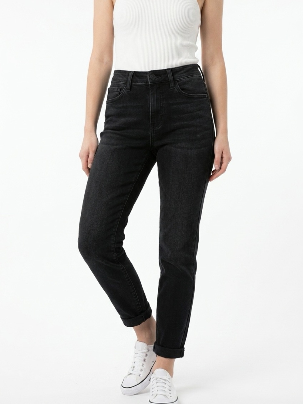 JUDY BLUE | High-Rise Black Slim Fit Jeans Women’s Size 1/25